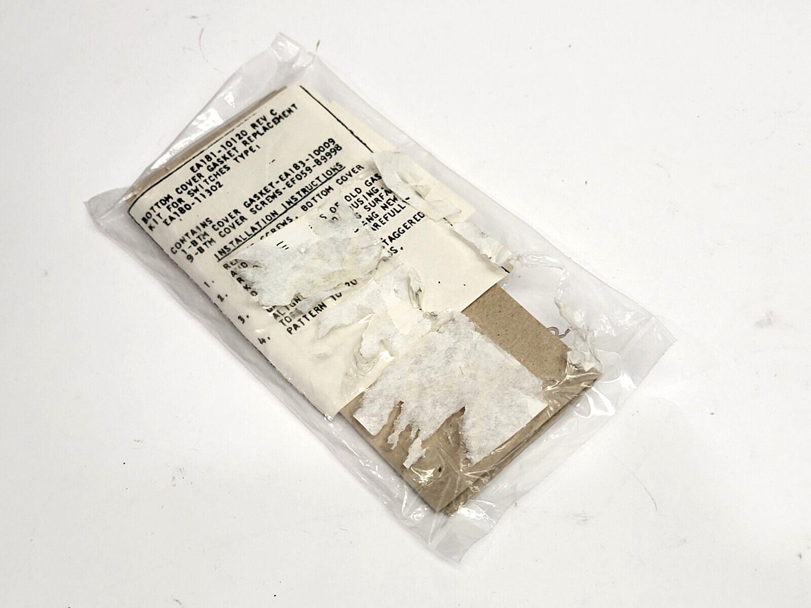 EA181-10120 Bottom Cover Gasket Replacement Kit LOT OF 4 - Maverick Industrial Sales