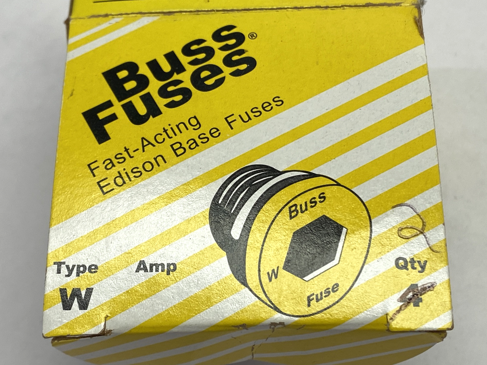 Cooper Bussmann W-10 Fast-Acting Edison Base Fuses Type W PACKAGE OF 2 - Maverick Industrial Sales