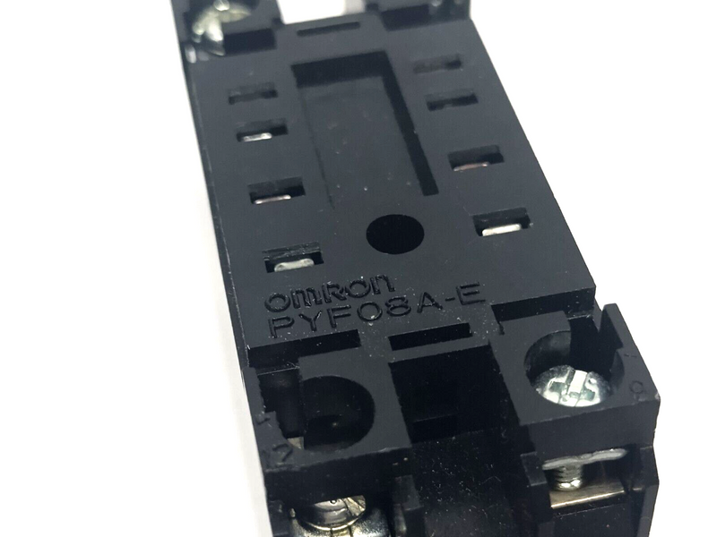 Omron PYF08A-E Relay Socket, 8-Position Plug-In Relay Base 250VAC 7A LOT OF 5 - Maverick Industrial Sales