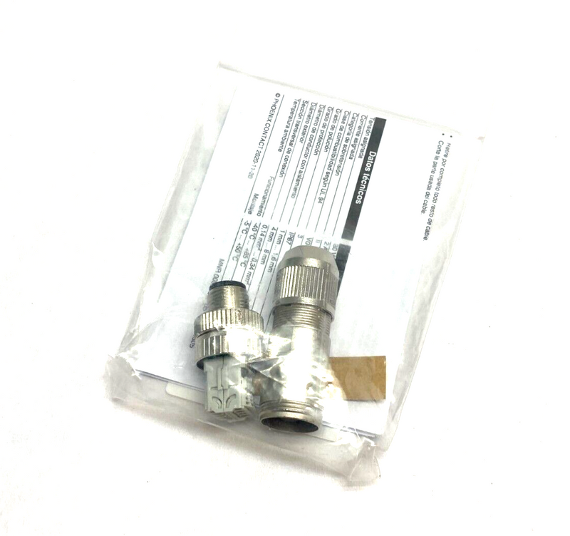 Phoenix Contact SACC-M12MS-8Q SH Ethernet Data Connector 8-Position 1543236 - Maverick Industrial Sales