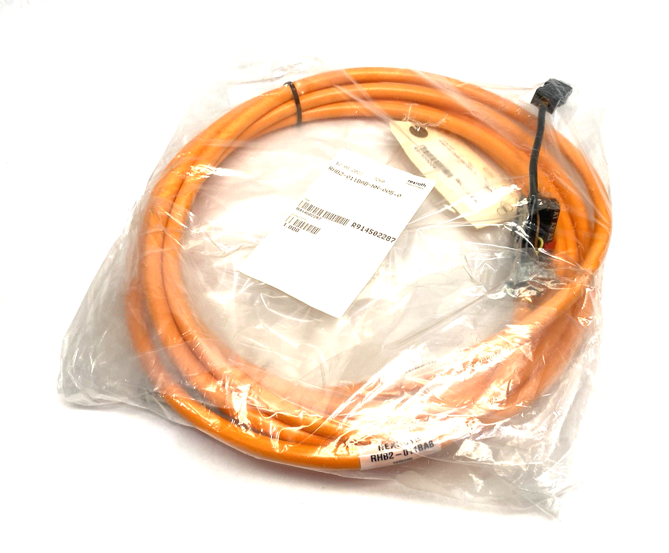 R914502287 | Bosch Rexroth Hybrid Servo Cable 5m Length RHB2-011BAB-NN-005,0 - New - Maverick Industrial Sales