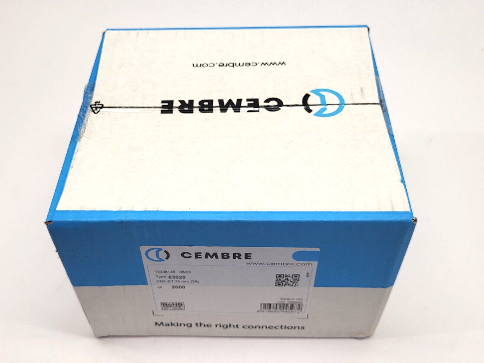 Cembre 63020 Transparent Cable Holder PMF-ET 15mm PKG OF 2000 - Maverick Industrial Sales
