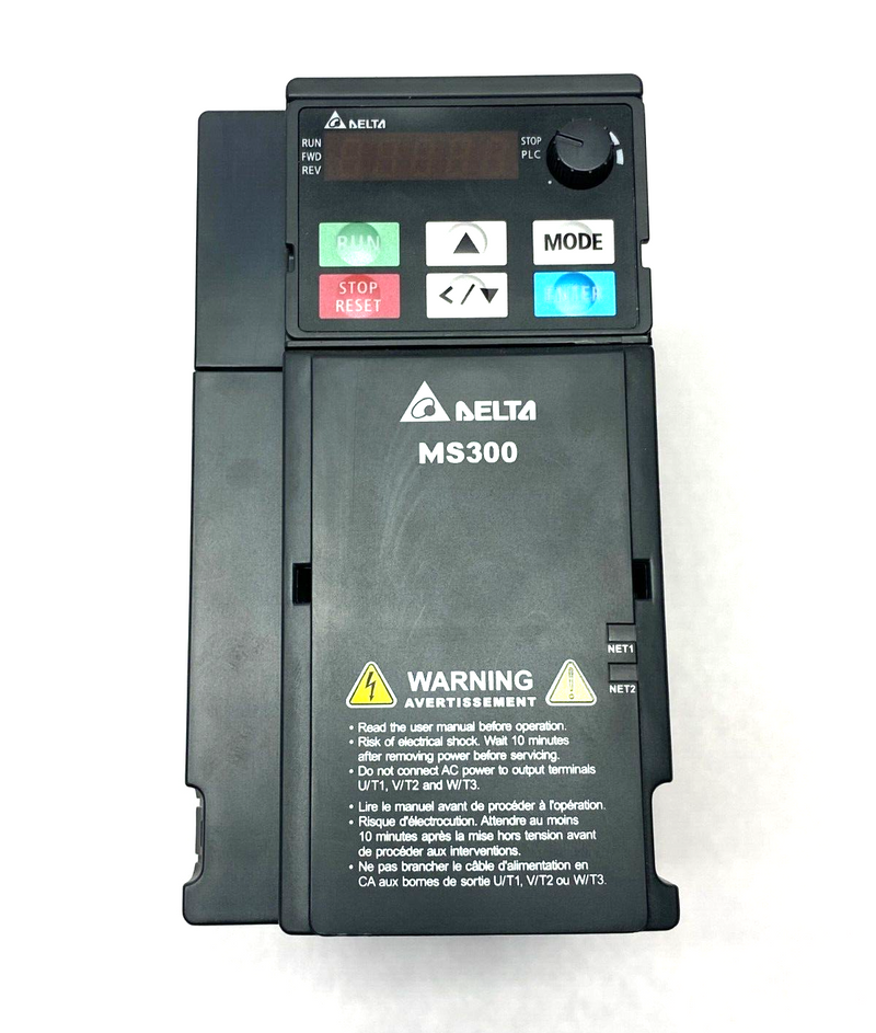 Delta VFD7A5MS21ANSAA Inverter AC Drive 2HP 1-Phase Input 230V - Maverick Industrial Sales