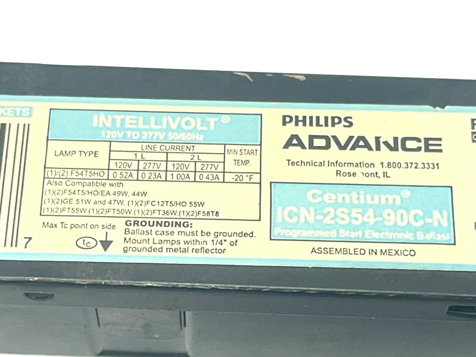 ICN2S5490CN Philips Advanced ICN2S5490CN Fluorescent Ballast