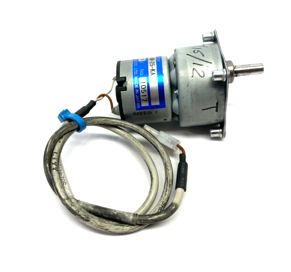 Tsukasa Electric 05J-AM-25-KA DC Geared Motor 24VDC - Maverick Industrial Sales