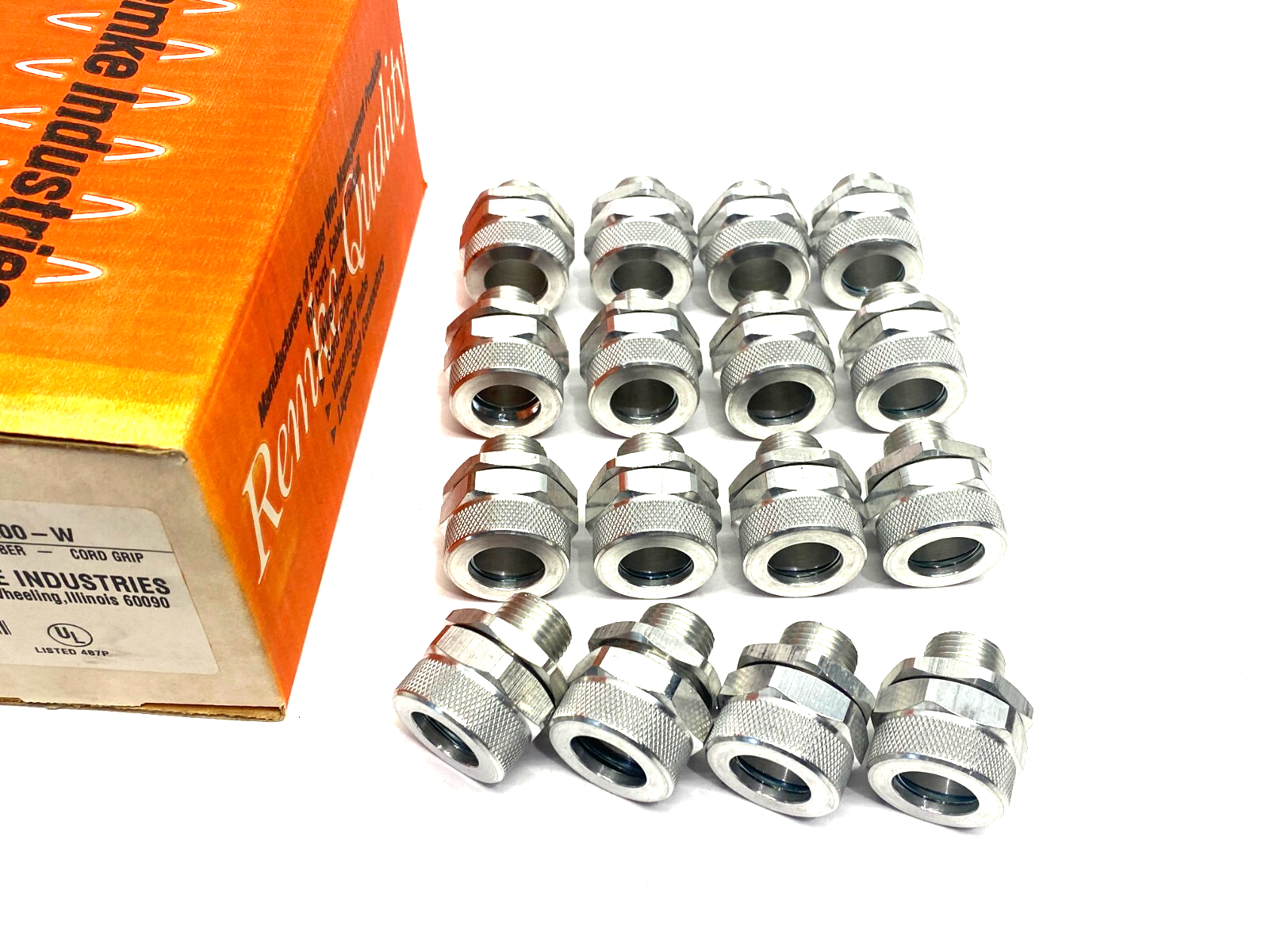Remke RSR-1200-W Tuff-Seal Aluminum Cord Crip Bushing 1/2" NPT BOX OF 16 - New – Open box - Maverick Industrial Sales