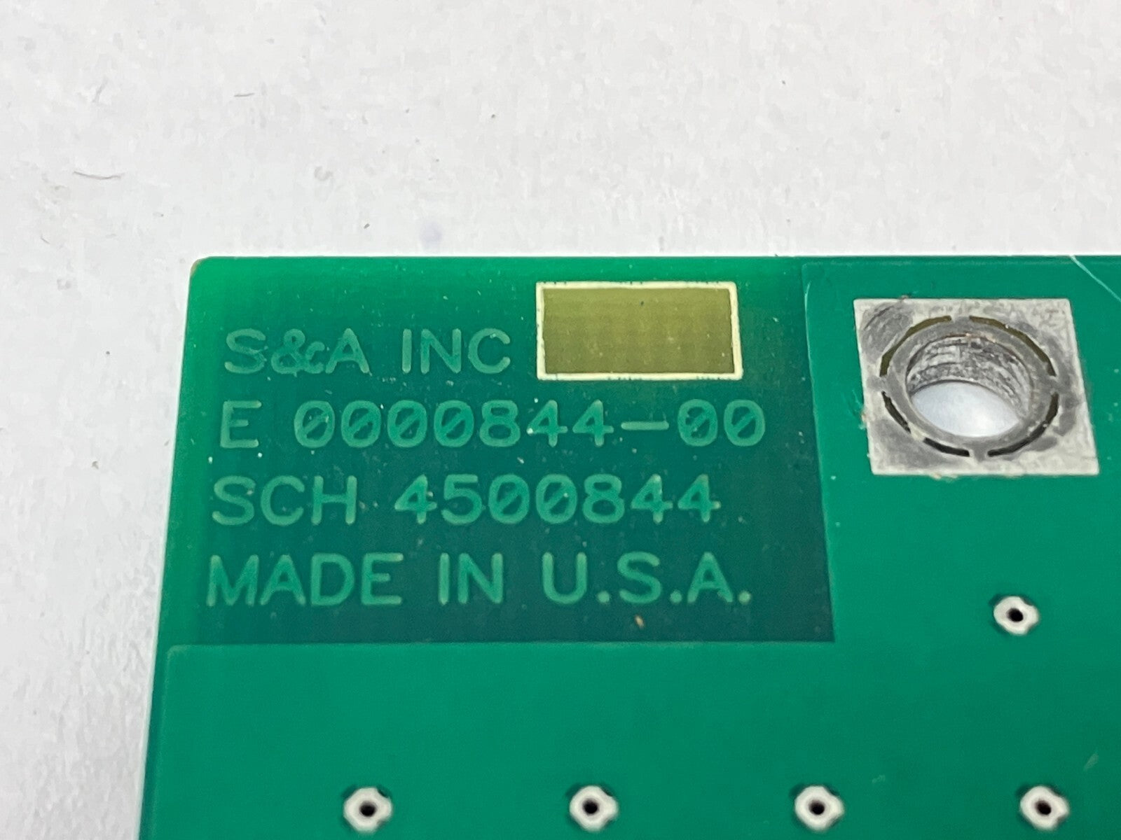 Saunders & Associates E0000844-00 Circuit Board 4500844 w/ 610 HCM0S, 610C HCM0S - Used - Maverick Industrial Sales