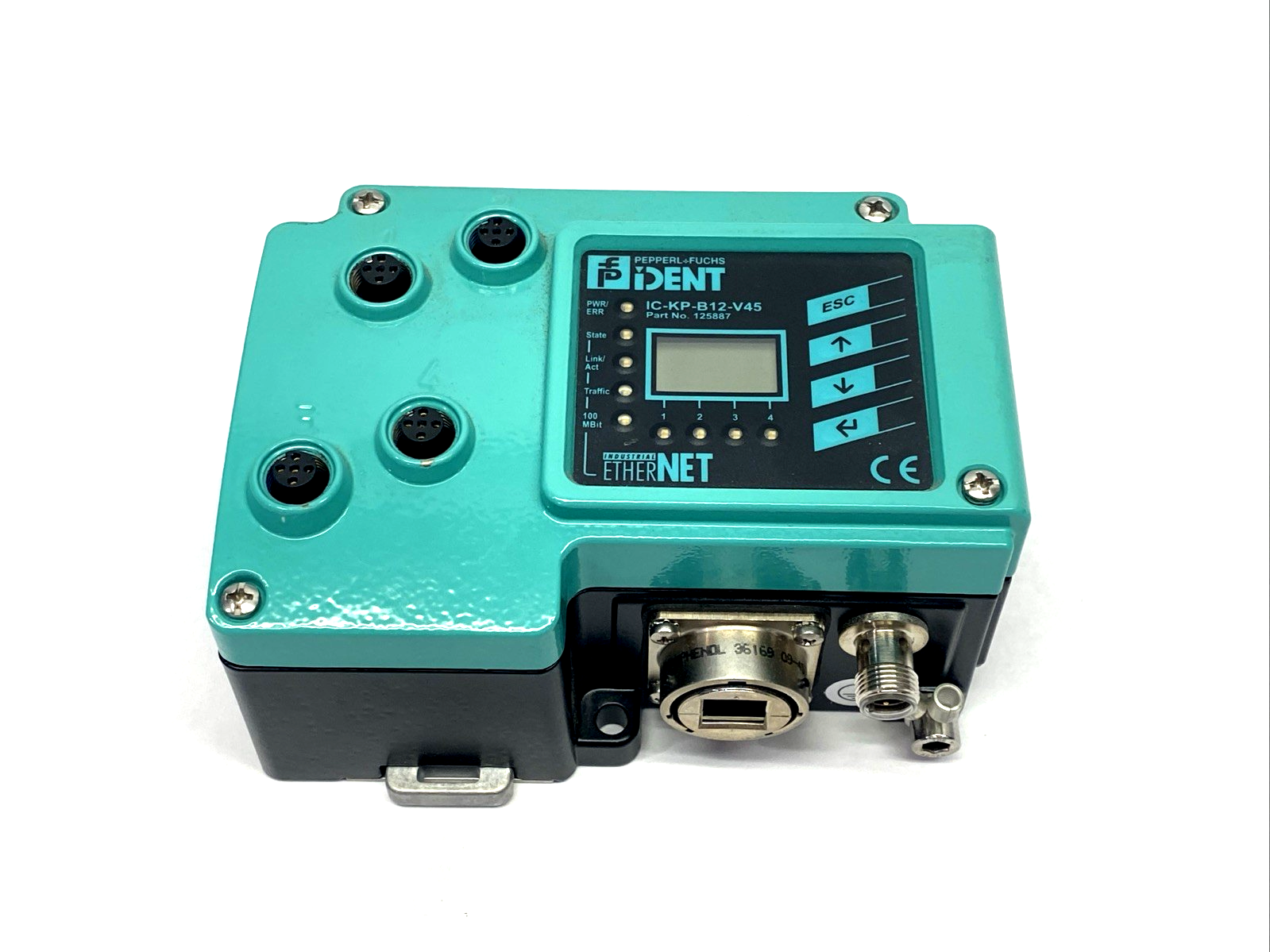 IC-KP-B12-V45 | Pepperl+Fuchs IDENT Control w/ Ethernet Interface 125887 - Used - Maverick Industrial Sales