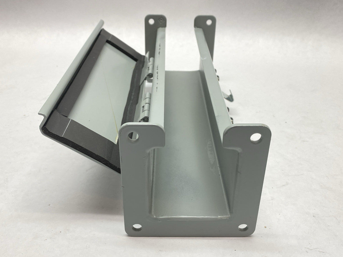 F22L12 | Hoffman Wireway Section Lay-in Hinged-Cover Type 12 2.5" x 2.5" x 12" - New – Open box - Maverick Industrial Sales