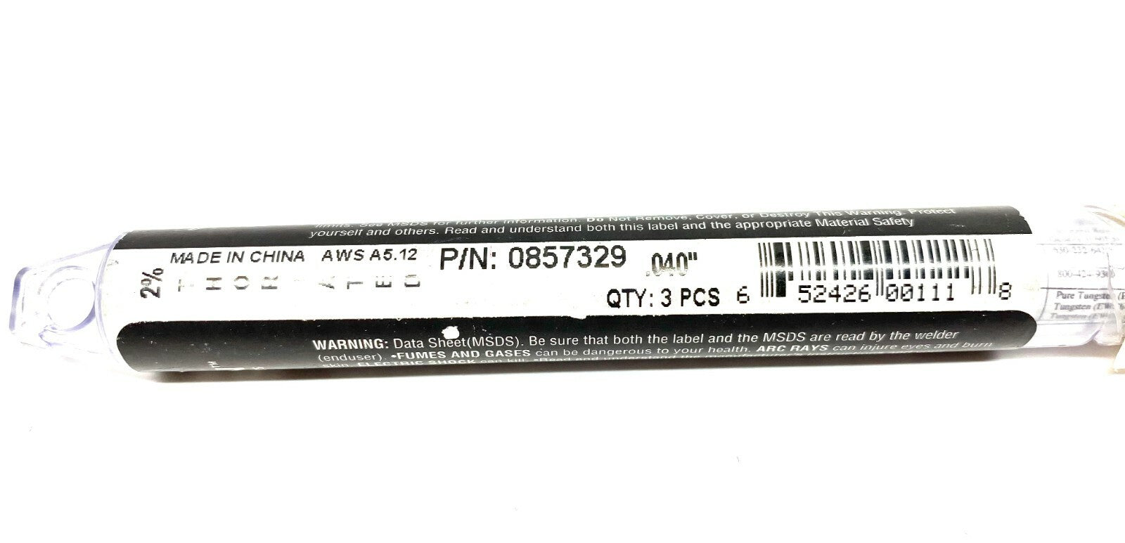 Blue Demon TE2T-040-3T 3PK EWTh-2 .040" 2% Thoriated Tungsten LOT OF 7 - Maverick Industrial Sales