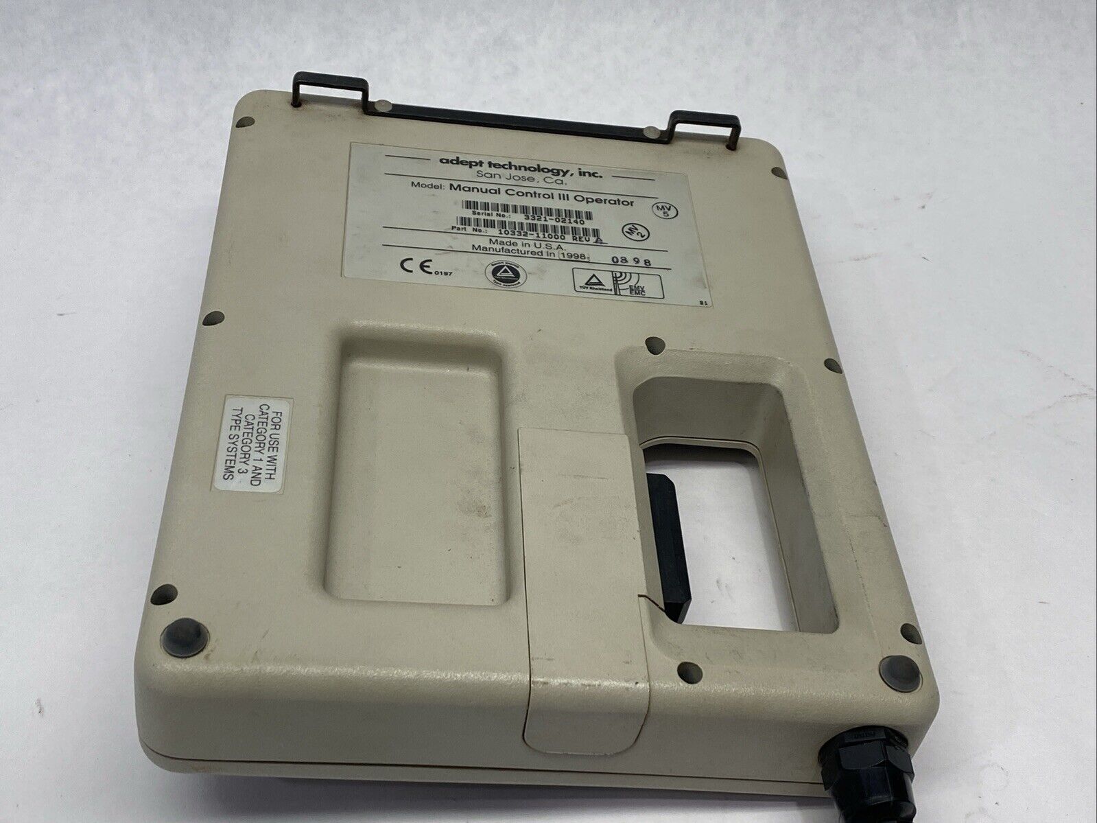 Adept 10332-11000 Manual Control III Operator Robot Teach Pendant - Maverick Industrial Sales
