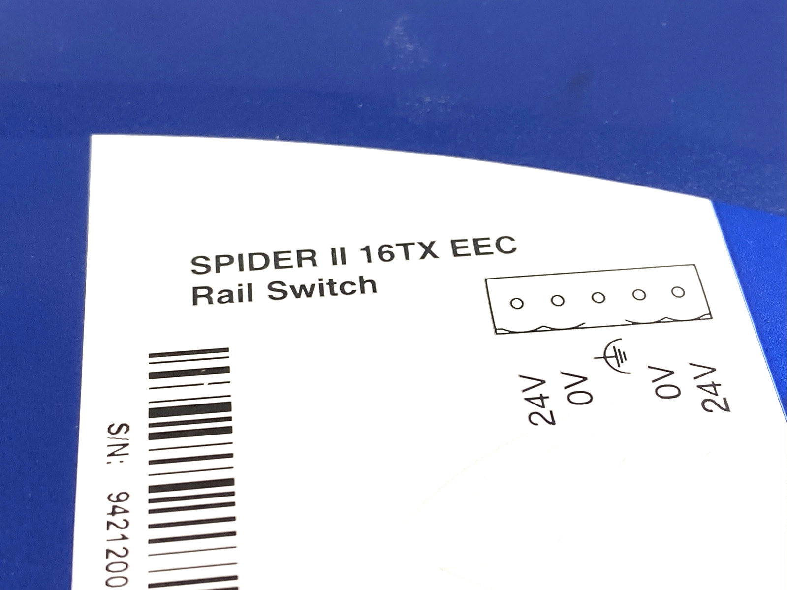 Hirschmann SPIDER II 16TX EEC 16-Port Unmanaged Ethernet Switch 942120001 - Maverick Industrial Sales