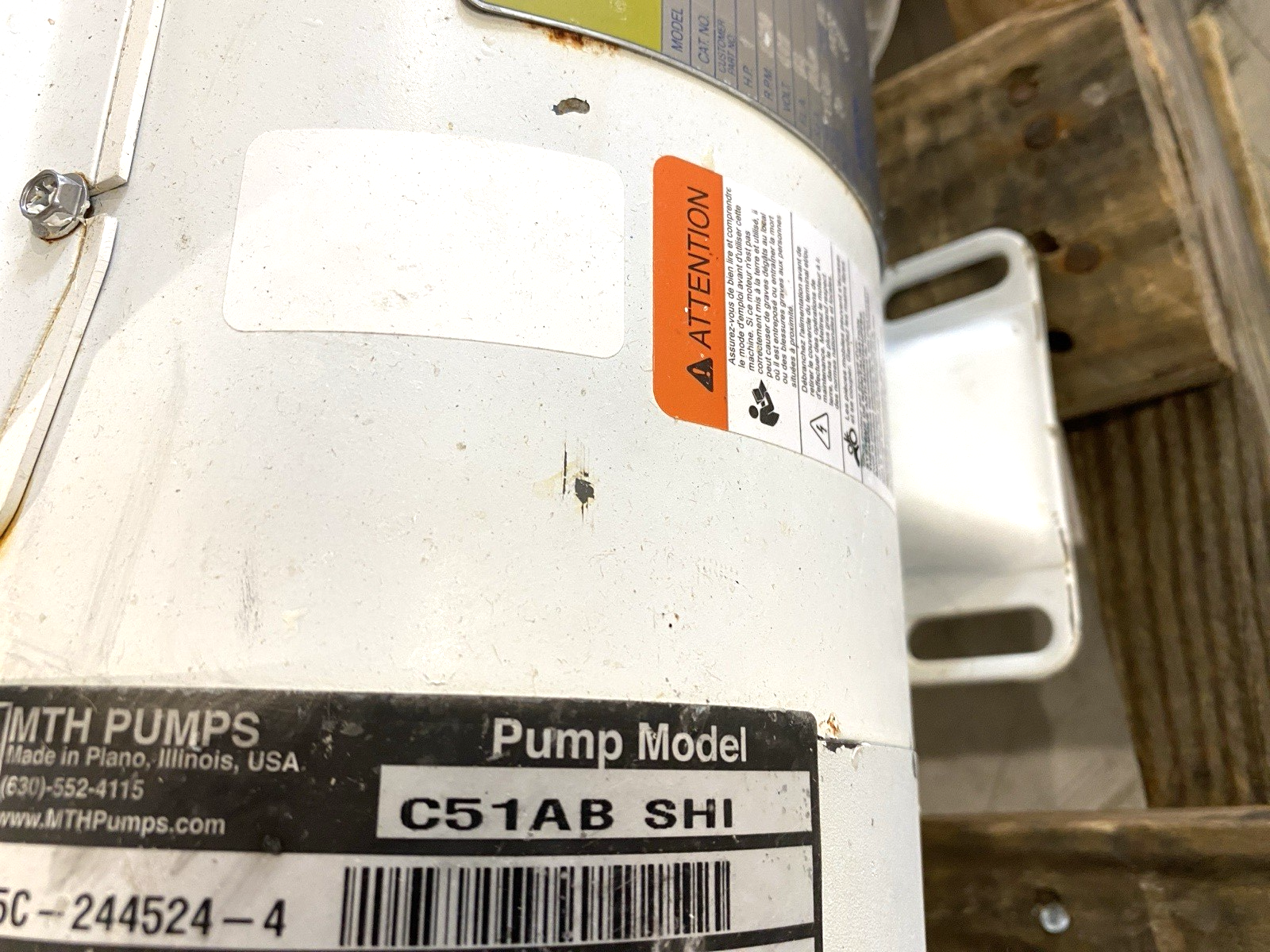 MTH Pumps 80-C51ABSSSCSXSAF5-C011AI Close Coupled Centrifugal Pump C51AB SHI - Maverick Industrial Sales