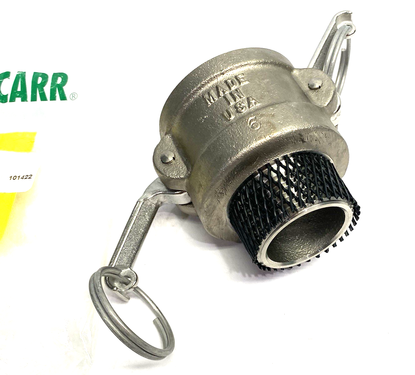 6795K132 | Stainless Steel Cam-and-Groove Hose Coupling 2-Lever 1-1/2 NPT Male - New - Maverick Industrial Sales