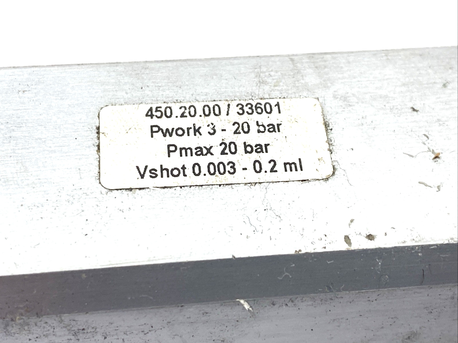 Dopag 450.20.00 Metering Valve 0.003-0.2ml 33601 - Used - Maverick Industrial Sales