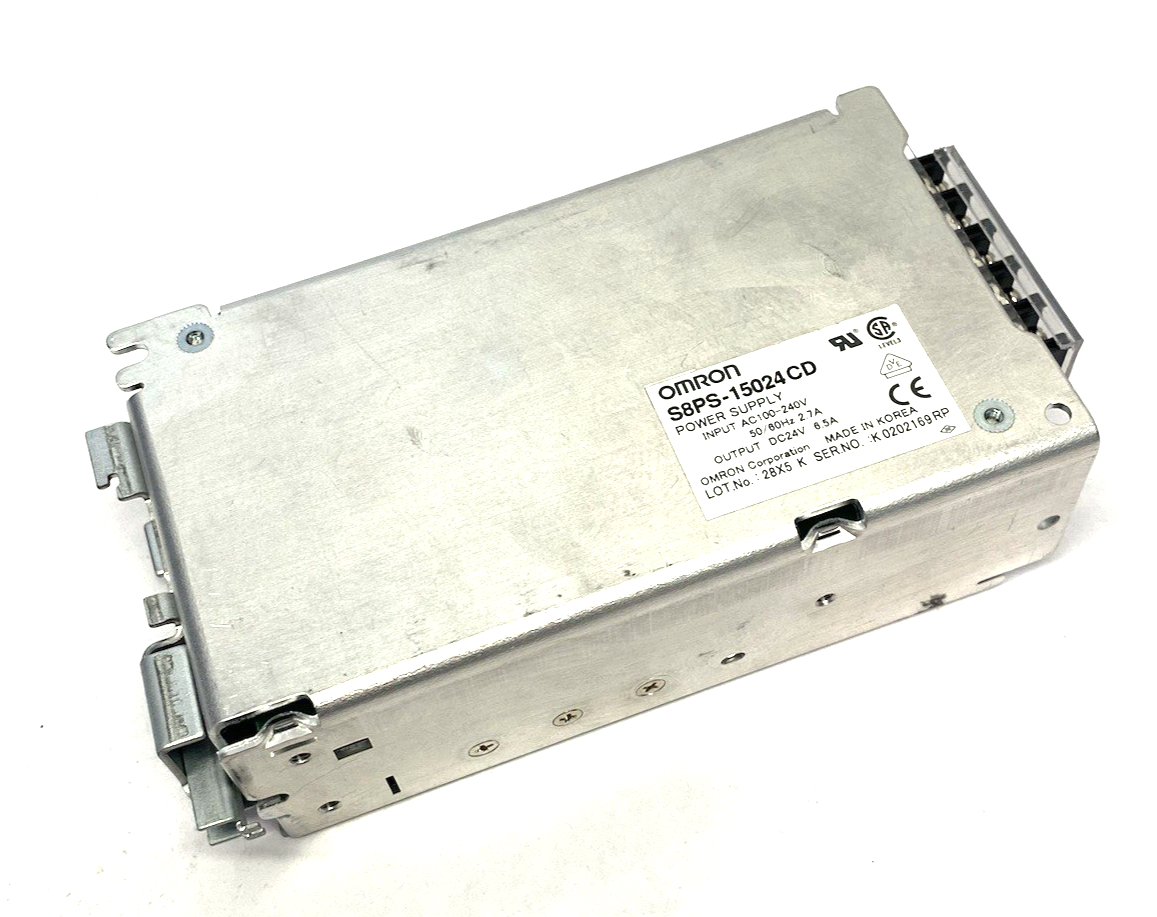 Omron S8PS-15024CD Power Supply Unit 100-240VAC 2.7/6.5A - Maverick Industrial Sales