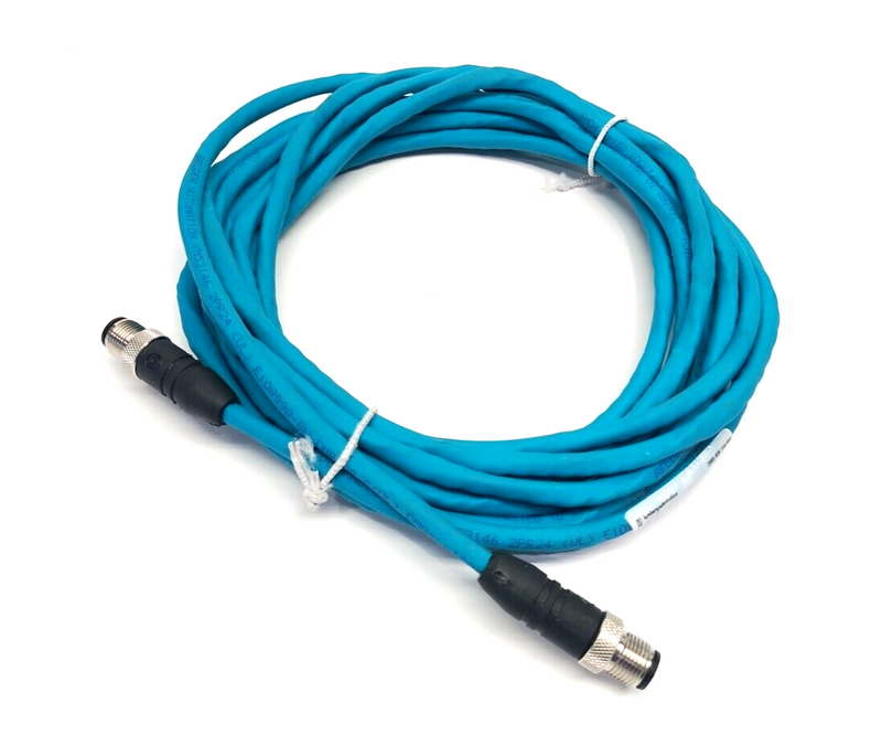 Lumberg 0985 806 100/5M EtherNet/IP Cordset M12 4-Pin Male To Male 5m 900004064 - Maverick Industrial Sales