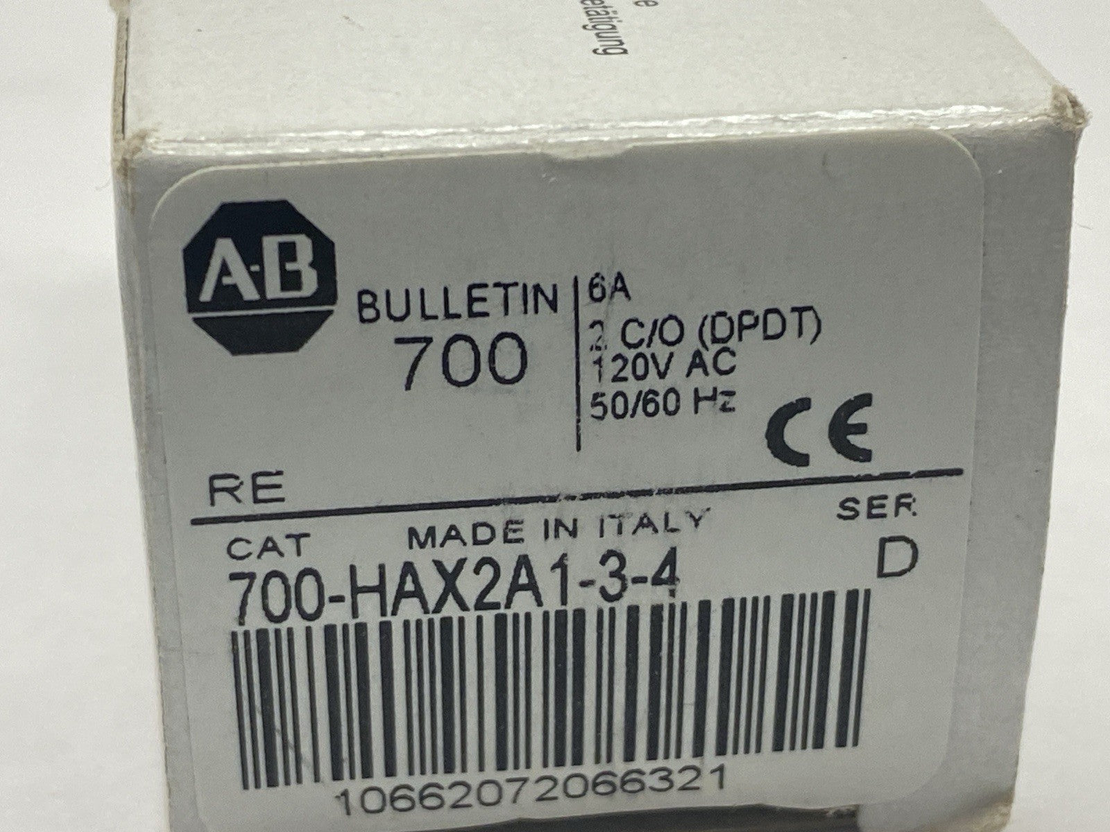 700-HAX2A1-3-4 | Allen Bradley Ser D Plug-In Relay 6A 120VAC - New – Open box - Maverick Industrial Sales