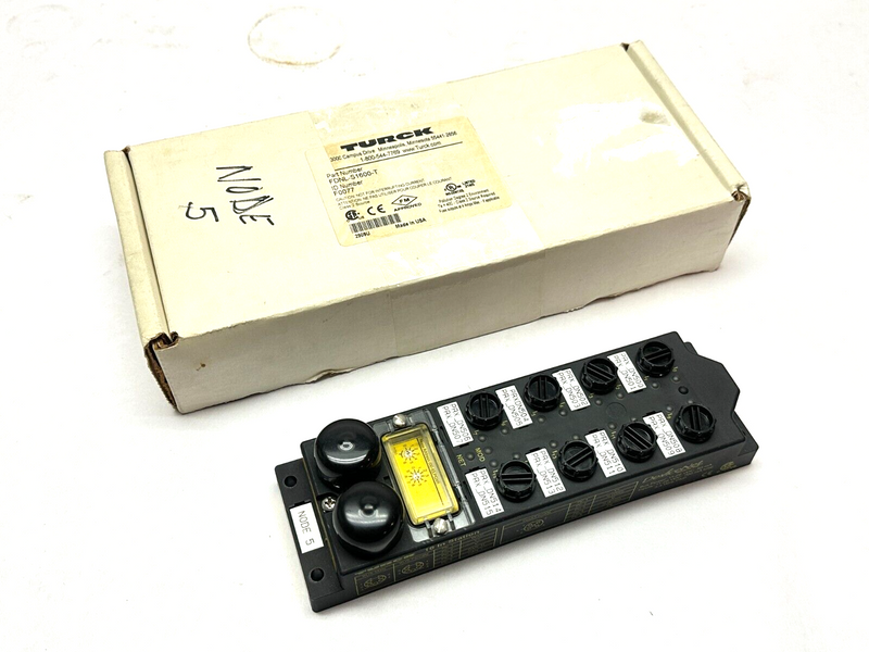 Turck FDNL-S1600-T I/O Module for DeviceNet Fieldbus 16 PNP Inputs F0077 - Maverick Industrial Sales