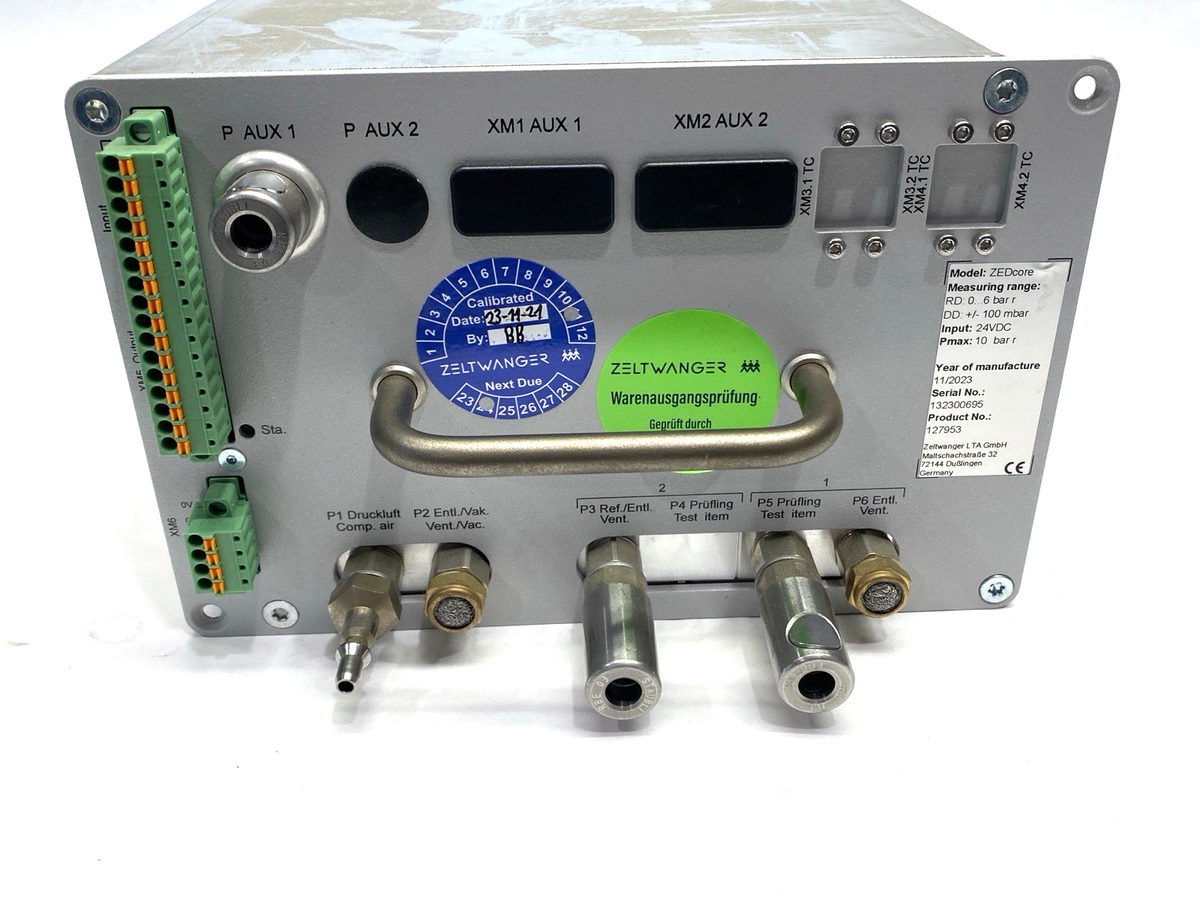 Zeltwanger 127953 ZEDcore Leak Test Measuring Module RD: 0...6bar DD: +/-100mbar - Maverick Industrial Sales