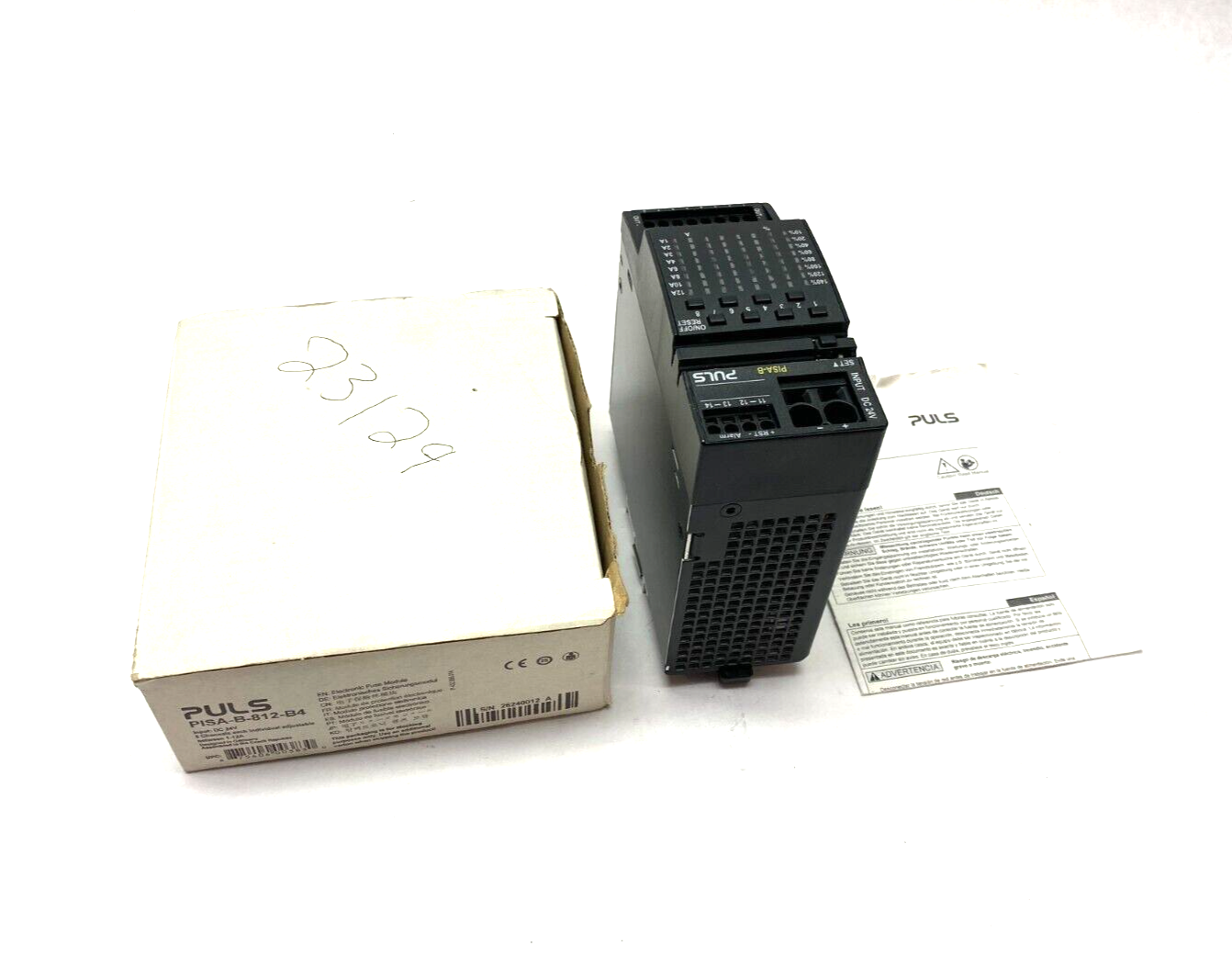 Puls PISA-B-812-B4 Protection Module Electronic Circuit Breaker 8-Channel 24VDC - Maverick Industrial Sales