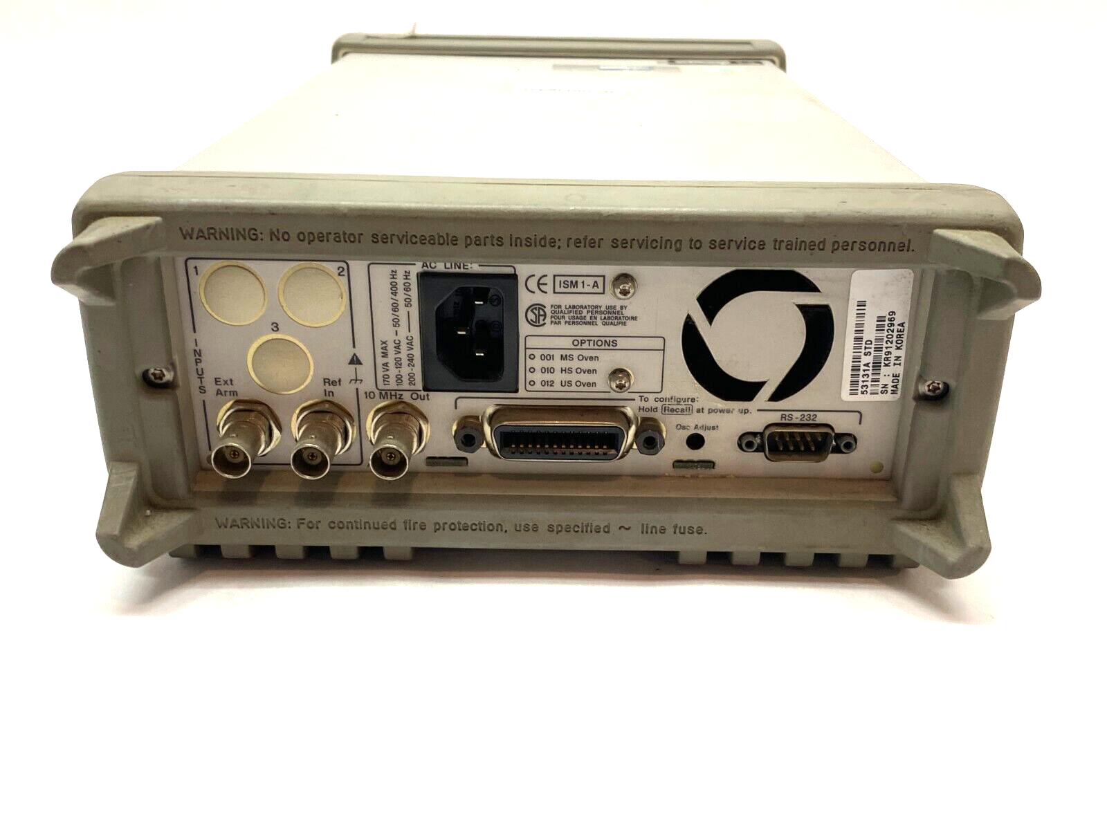 Hewlett Packard 53131A Universal Frequency Counter 225MHz - Maverick Industrial Sales