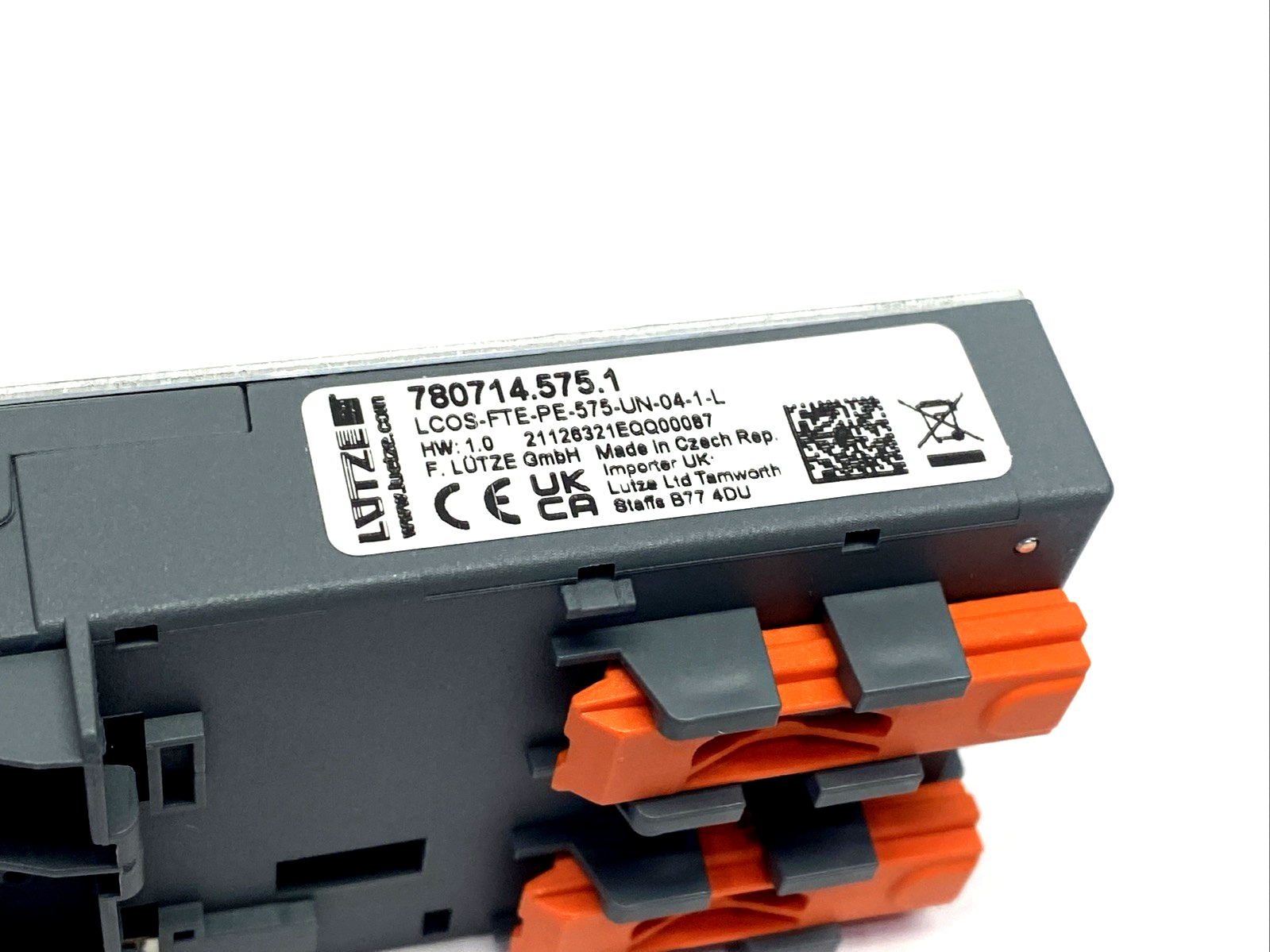 LCOS-FTE-PE-575-UN-04-1-L | Lutze 780714.575.1 Supply Module For Bus Coupler - New – Open box - Maverick Industrial Sales