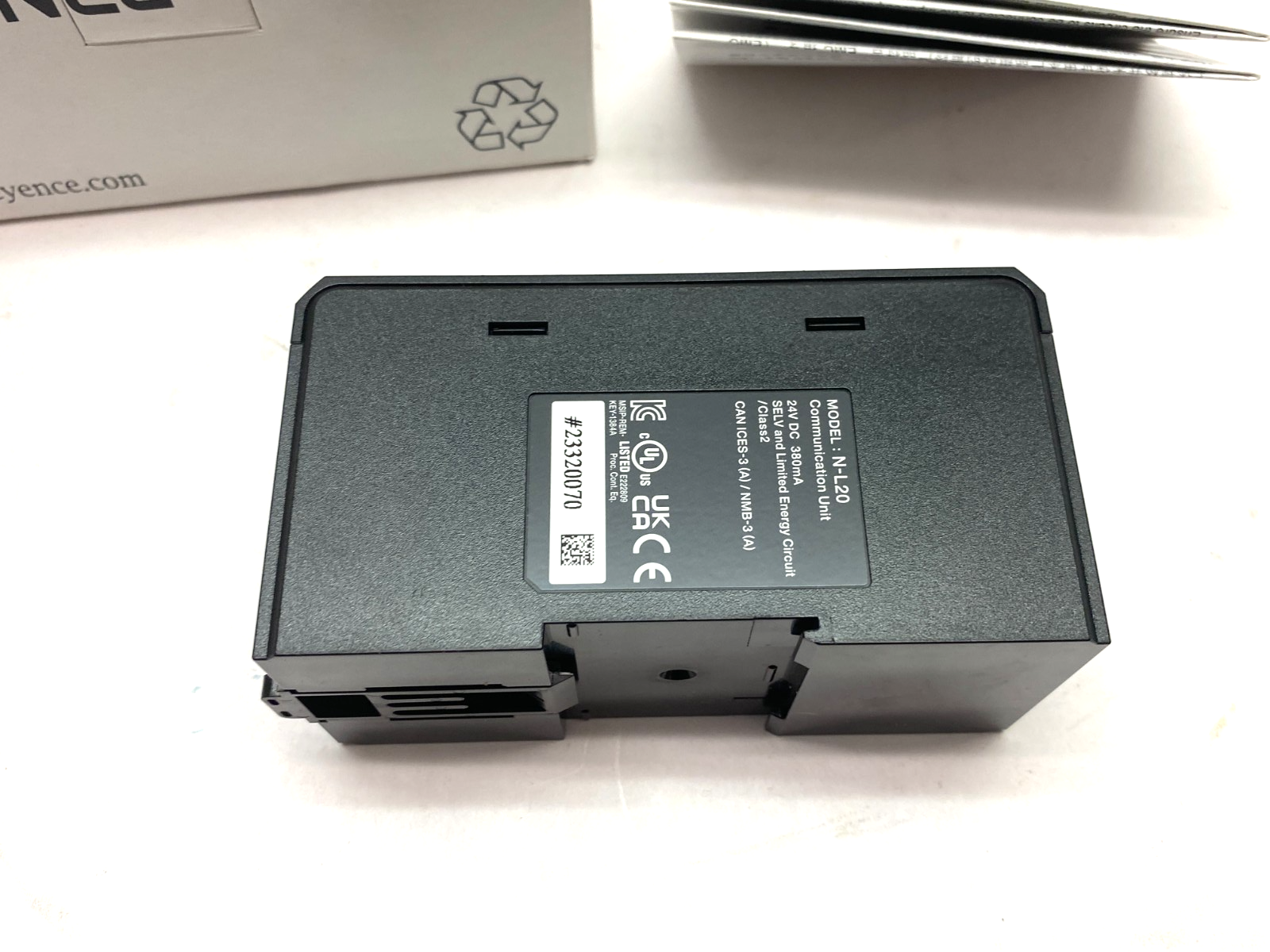 Keyence N-L20 Ethernet Communication Connection Unit 11-Point Display 24VDC - Maverick Industrial Sales