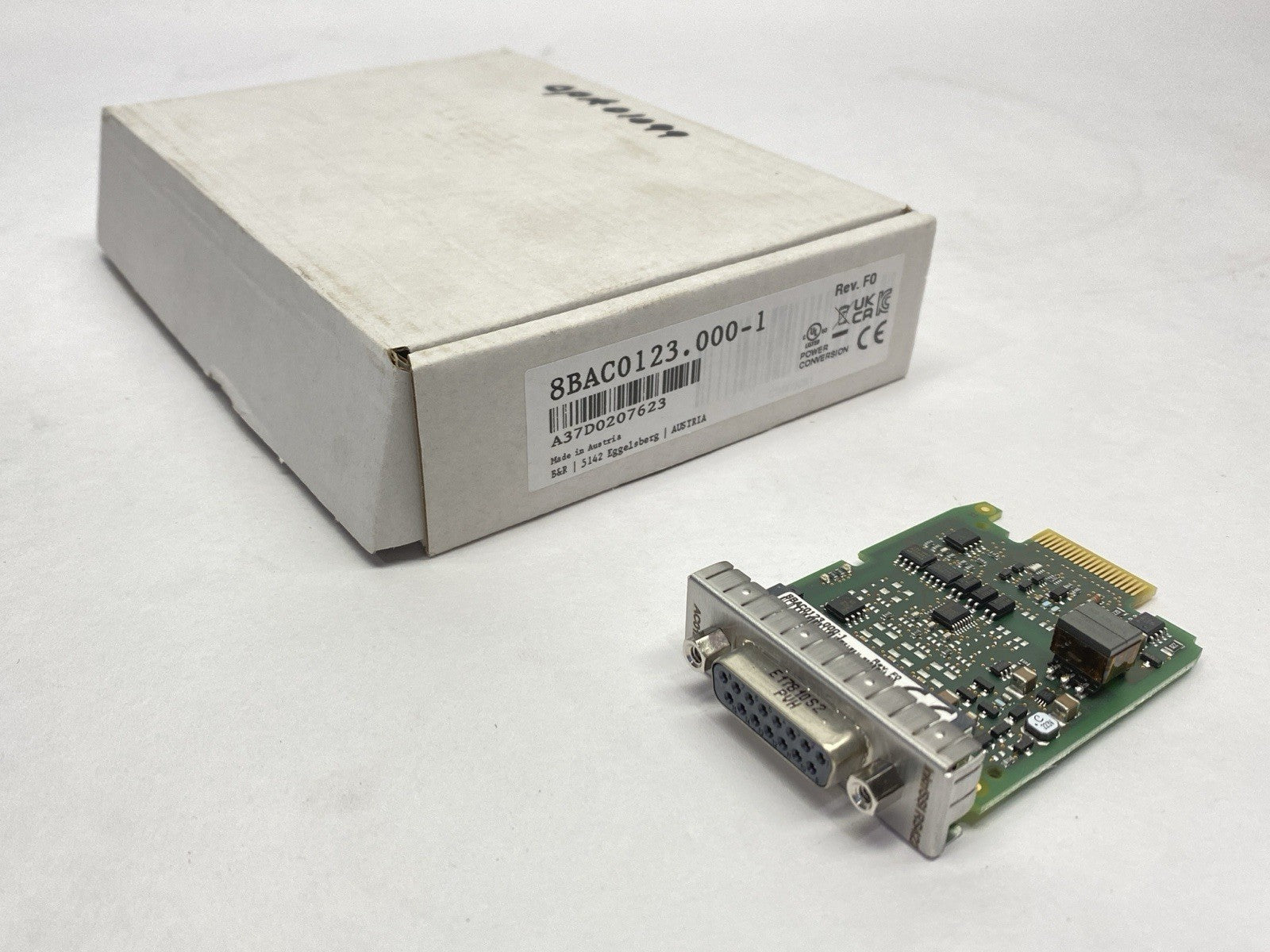 B&R 8BAC0123.000-1 Rev F0 ACOPOSmulti Plug-In Module Encoder Interface - Maverick Industrial Sales
