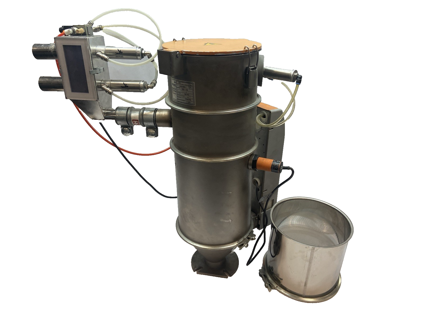 Motan MJS10-1AAA Metro Vacuum Receiver Assembly 5065190 w/ Numatics Module - Maverick Industrial Sales