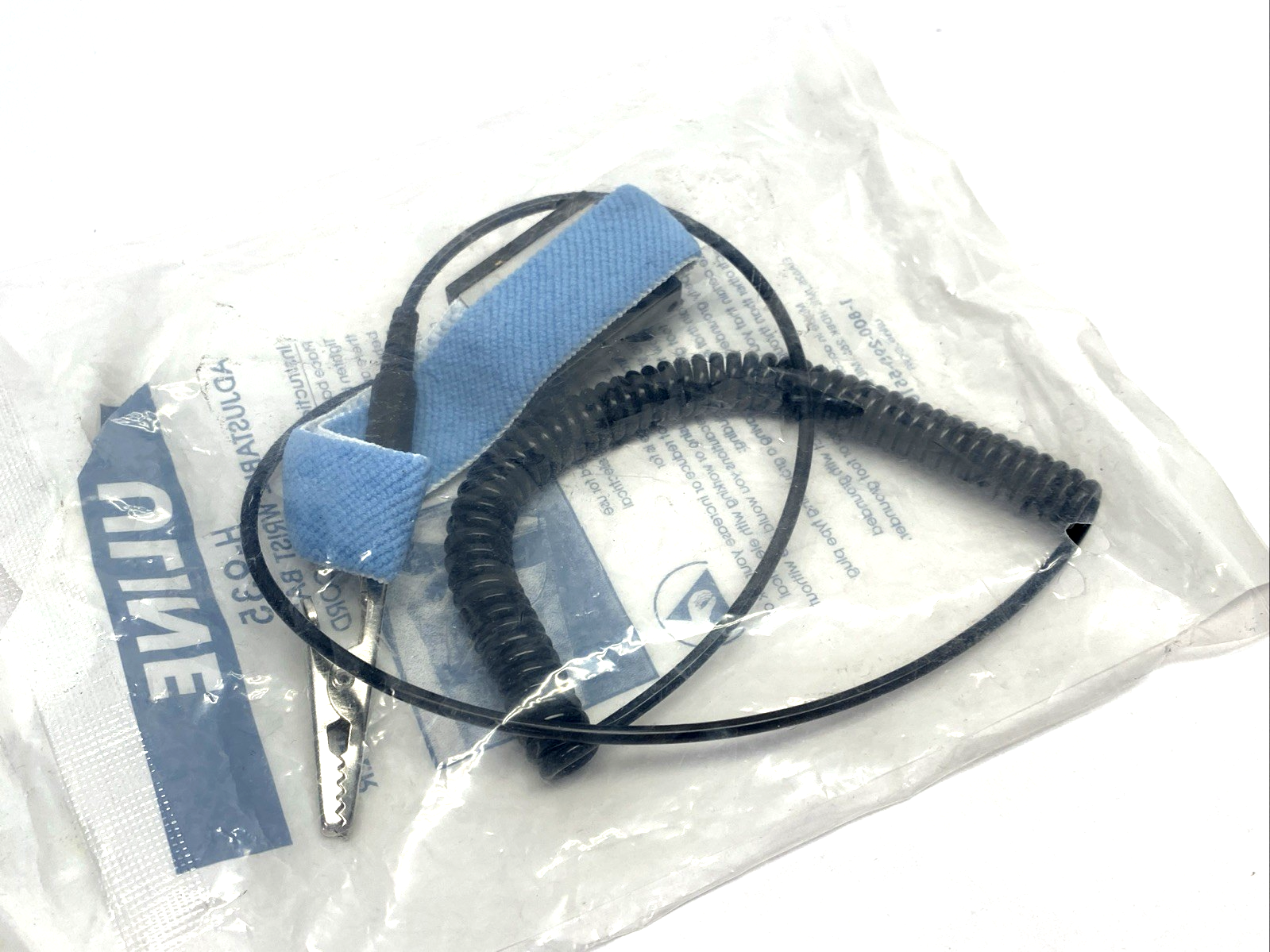 Uline H-935 Fabric Wrist Strap Grounder, Deluxe, 6' Cord LOT OF 3 - Maverick Industrial Sales