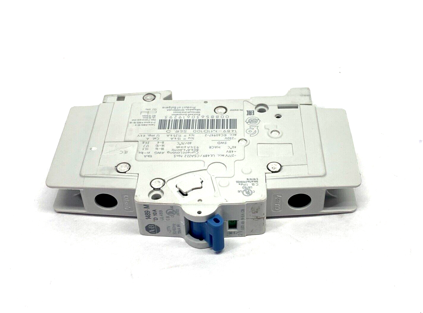 Allen Bradley 1489-M1D100 Ser. D Miniature Circuit Breaker 10A 1P - Maverick Industrial Sales