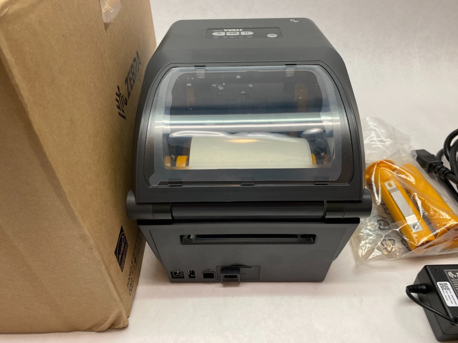 Zebra ZD4A043-301E00EZ Thermal Transfer Barcode Label Printer, ZD421t, 300 DPI - Maverick Industrial Sales