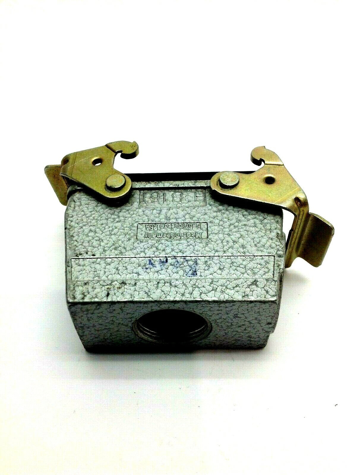 Contact Electronics H-B16T Receptacle Housing With Latch 2-3/8" x 3-5/8" x 2-1/3 - Used - Maverick Industrial Sales