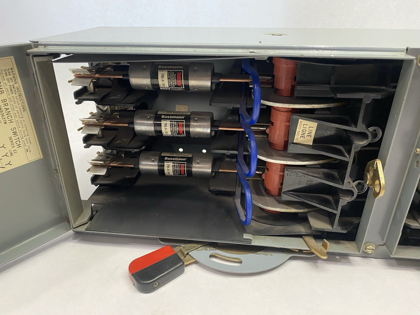 QMB363TW | Square D Ser. E1 Fusible Twin Switch Panelboard Disconnector Unit 100A - Used - Maverick Industrial Sales