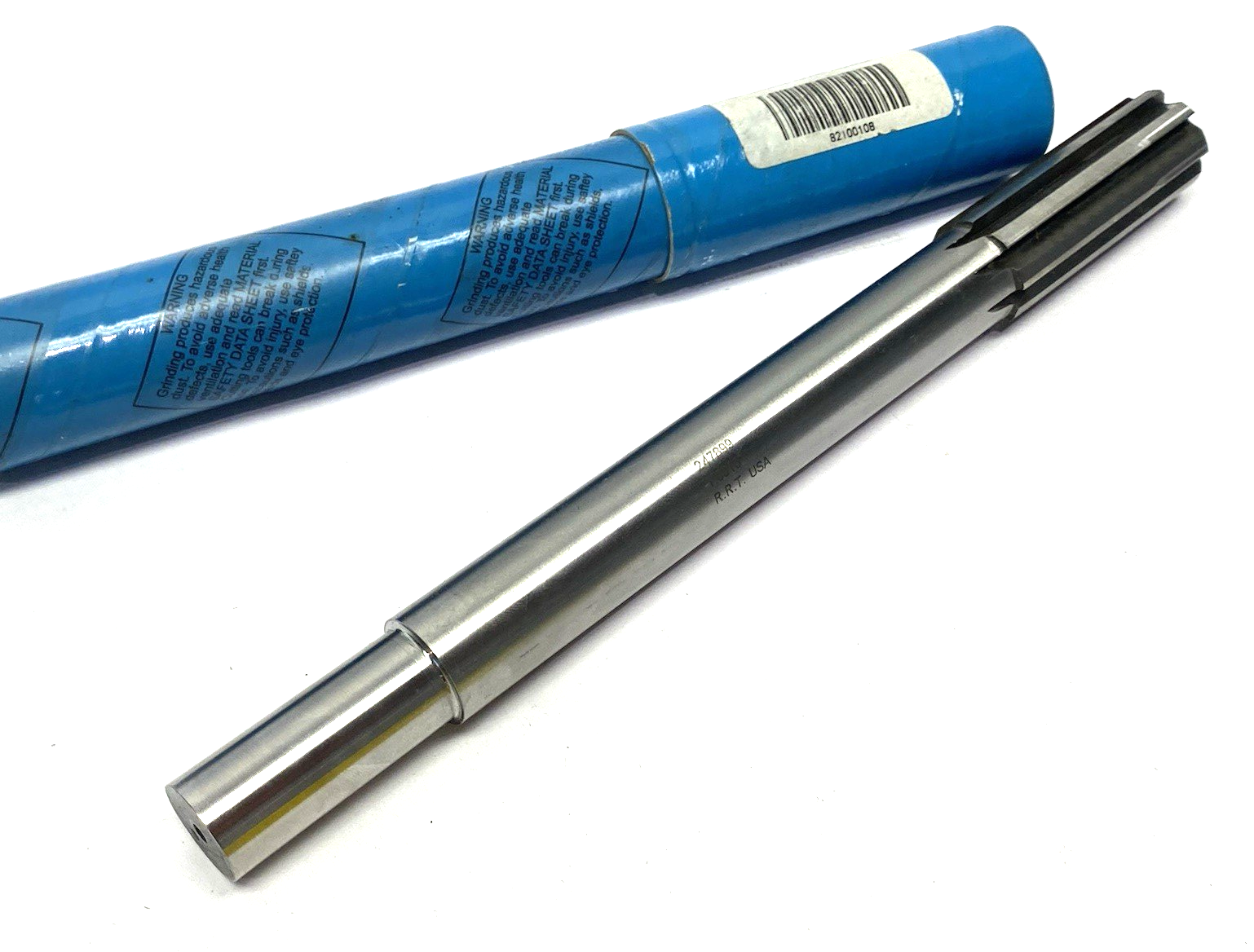 82100108 Carbide-Tipped 8 Flute Chucking Reamer 1.001" Diameter 10-1/2" OAL - Maverick Industrial Sales