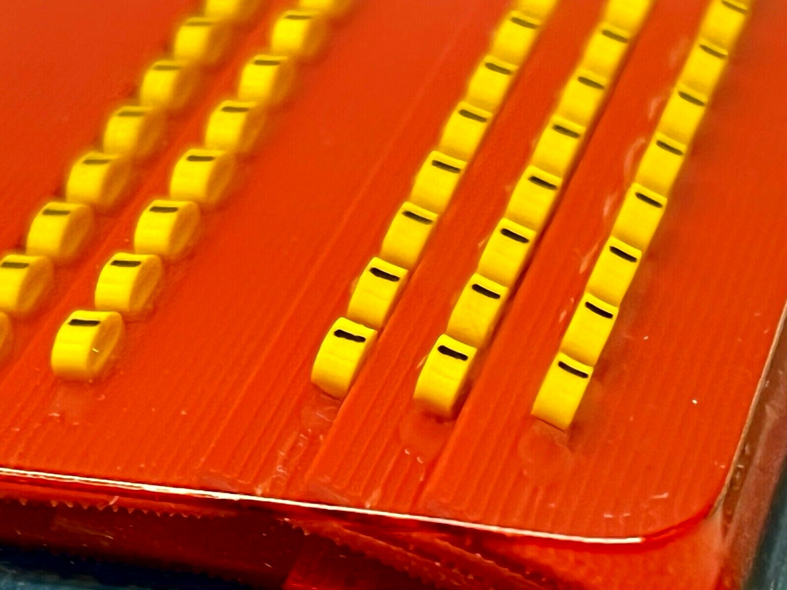 Grafoplast 117P81BY Trasp System Wire Markers - Black on Yellow 10 Strips - Maverick Industrial Sales