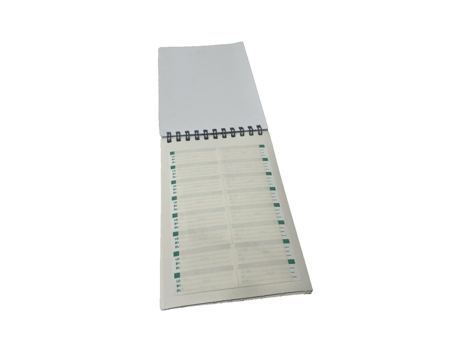 SPI 14-011-1 Clear Cover Calibration Labels Green/White 1-3/4"x5/8" BOOK OF 144 - Maverick Industrial Sales