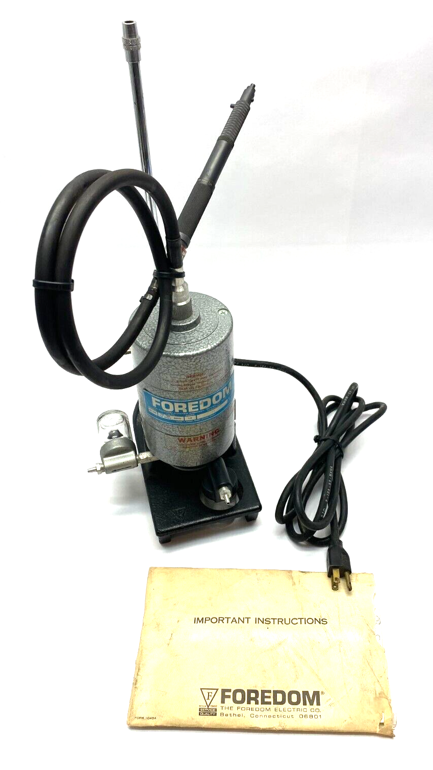 Foredom Electric SL 85 Series Power Screw Driver 110-130VAC 1.0A 60Hz - Maverick Industrial Sales