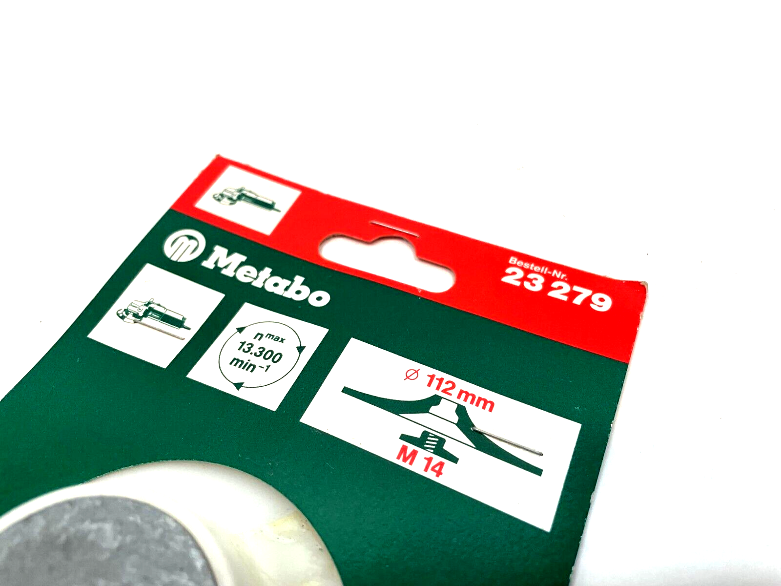 Metabo 23-279 Flexible Backing Pad, 4-1/2", 112mm, M14 Nut, Angle Grinder - Maverick Industrial Sales