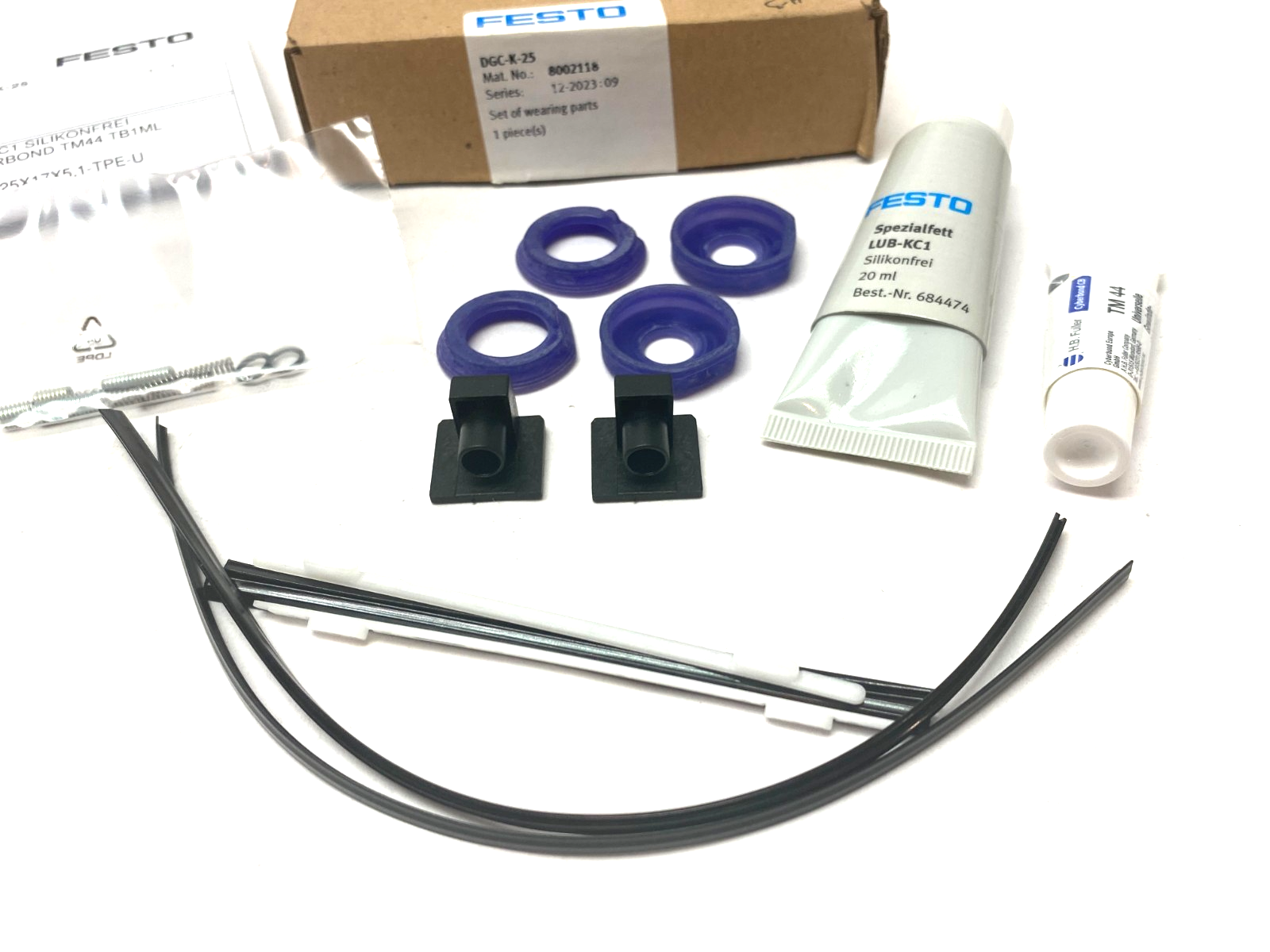 Festo DGC-K-25 Set of Wearing Parts for Linear Drive 8002118 - Maverick Industrial Sales