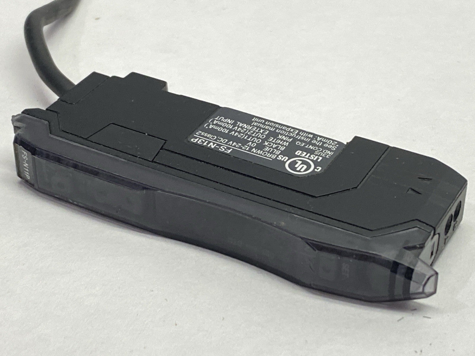 Keyence FS-N13P Digital Fiber Optic Sensor Fiber Amplifier Cable Type Main Unit - Maverick Industrial Sales