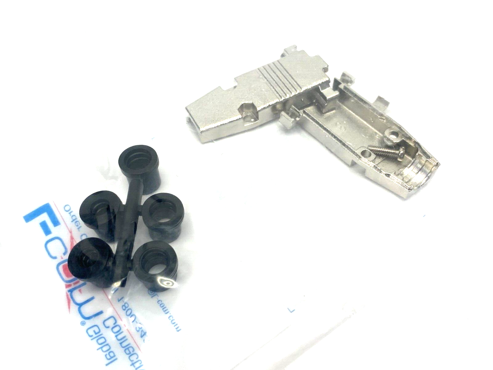 Lcom SDC9AG D-Sub Hood Assembly Kit DB9/HD15 Metal - Maverick Industrial Sales