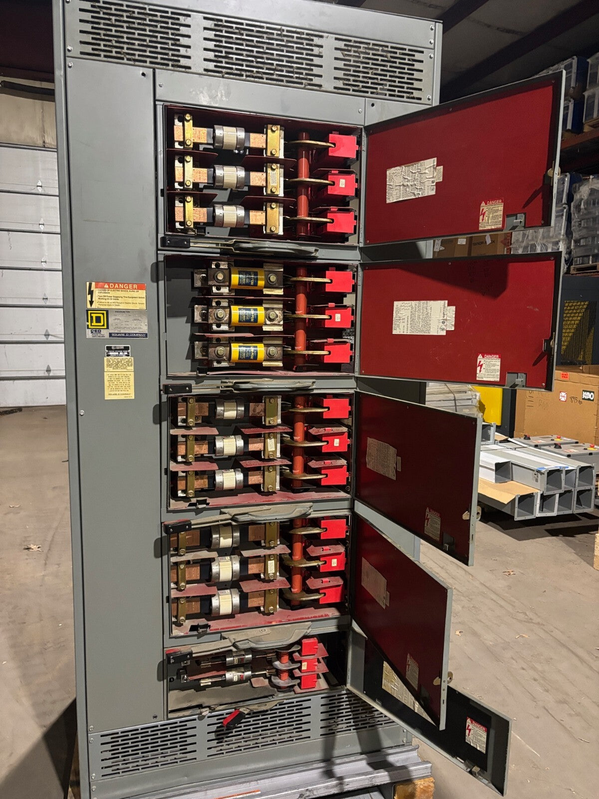 Square D QED 2 Power Style Switchboard, 3000A, QMB367W, (2) QMB365W, QMB366W - Maverick Industrial Sales
