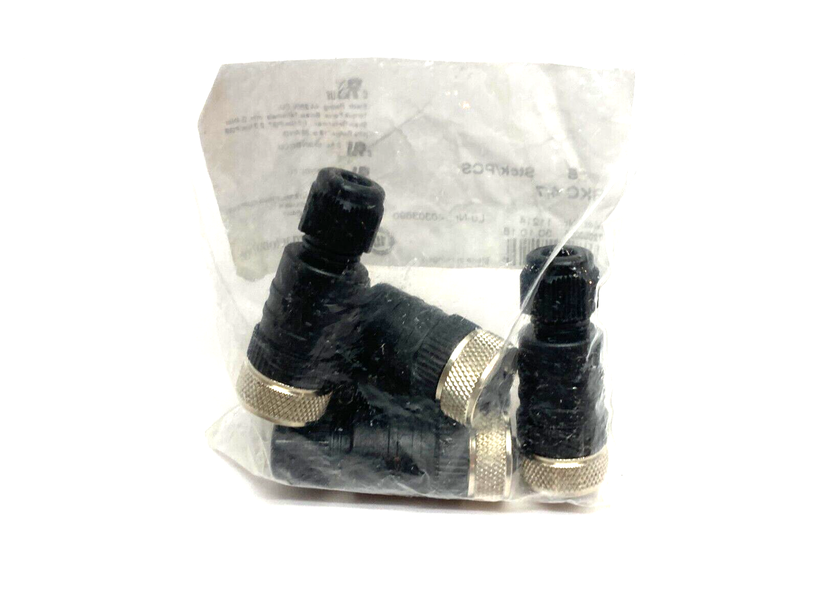 Lumberg Automation RKC 4/7 Field Attachable Connector M12 4-Pin 11214 PKG OF 5 - Maverick Industrial Sales