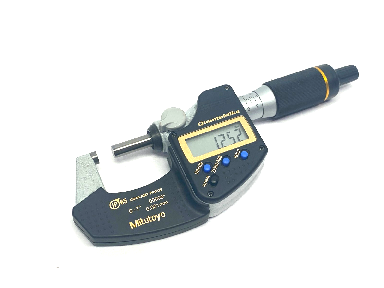 Mitutoyo 293-180-30 QuantuMike Digimatic Micrometer IP65 1"/25mm WITH CASE - Maverick Industrial Sales