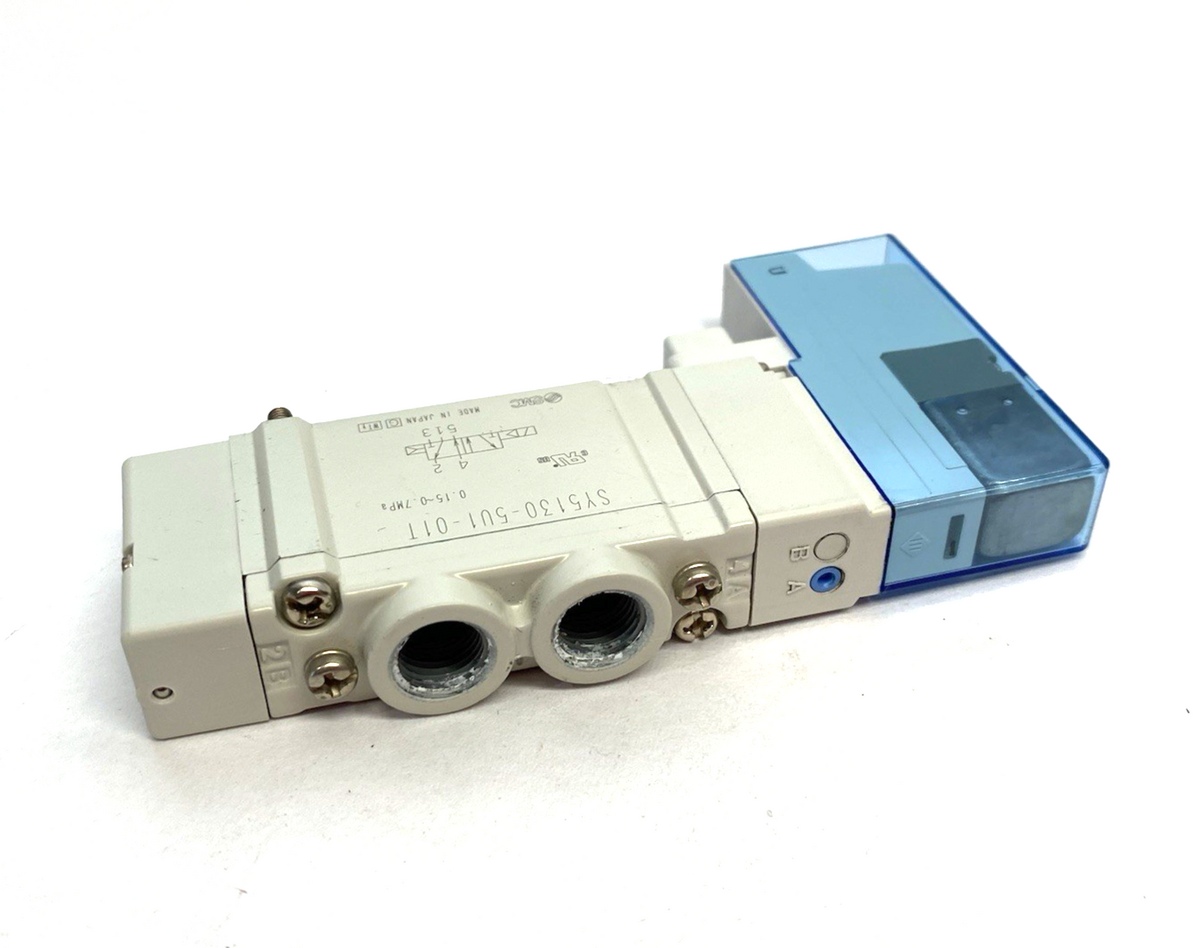 SMC SY5130-5U1-01T Solenoid Valve 4/5-Port 0.15~0.7MPa - Maverick Industrial Sales