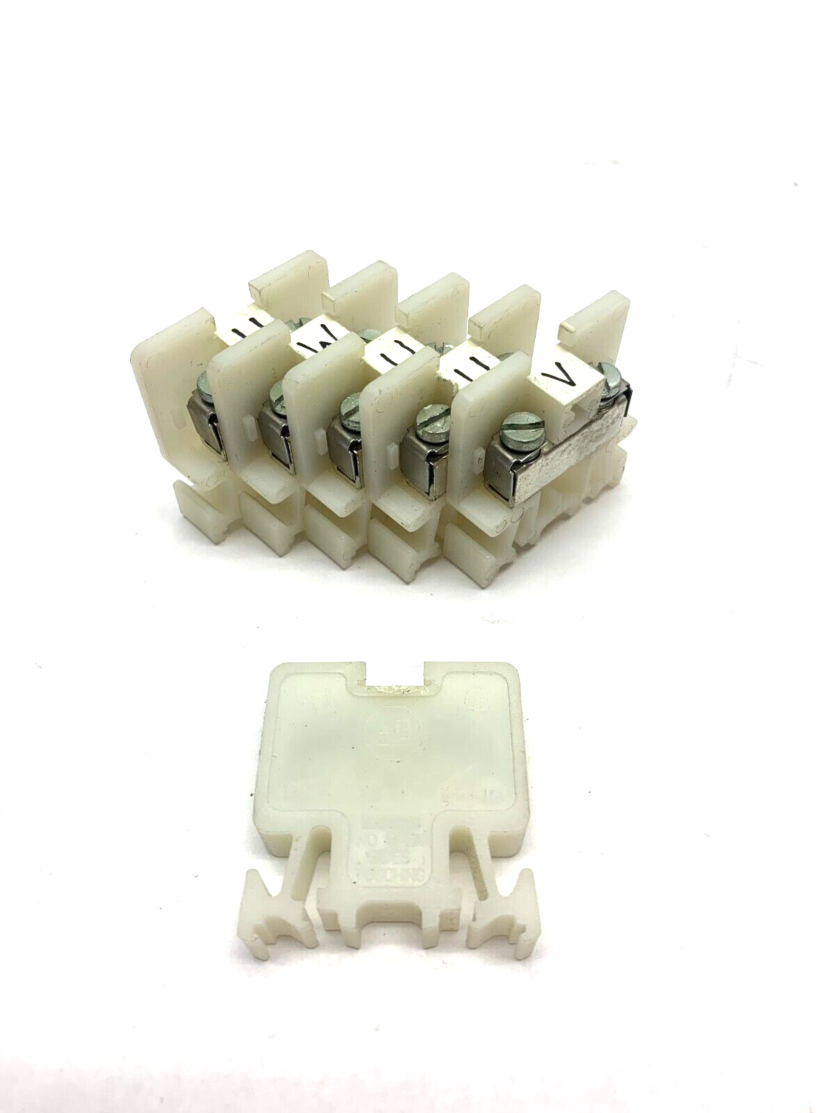Allen Bradley 1492-CAM 10mm Terminal Block White 59337 LOT OF 6 - Maverick Industrial Sales