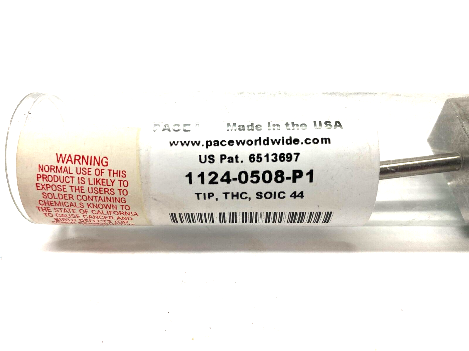 PACE 1124-0508-P1 Removal Tip, SOIC 44, 0.516" x 1.120" for TD-100 Solder Gun - Maverick Industrial Sales