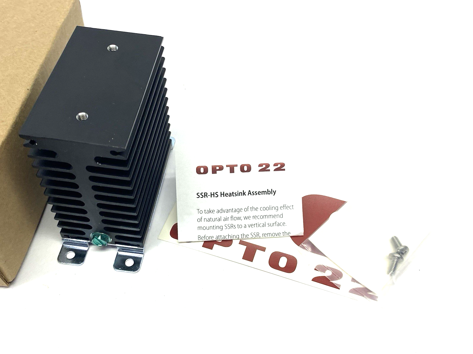 SSR-HS | Opto 22 Heatsink Block Assembly, for Solid State Relay - New – Open box - Maverick Industrial Sales